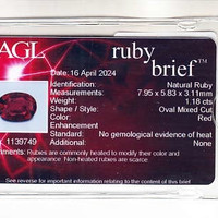 1.18 Ct. Ruby from Mozambique Scan Report