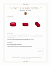 2.39 Ct. Ruby from Mozambique Appraisal