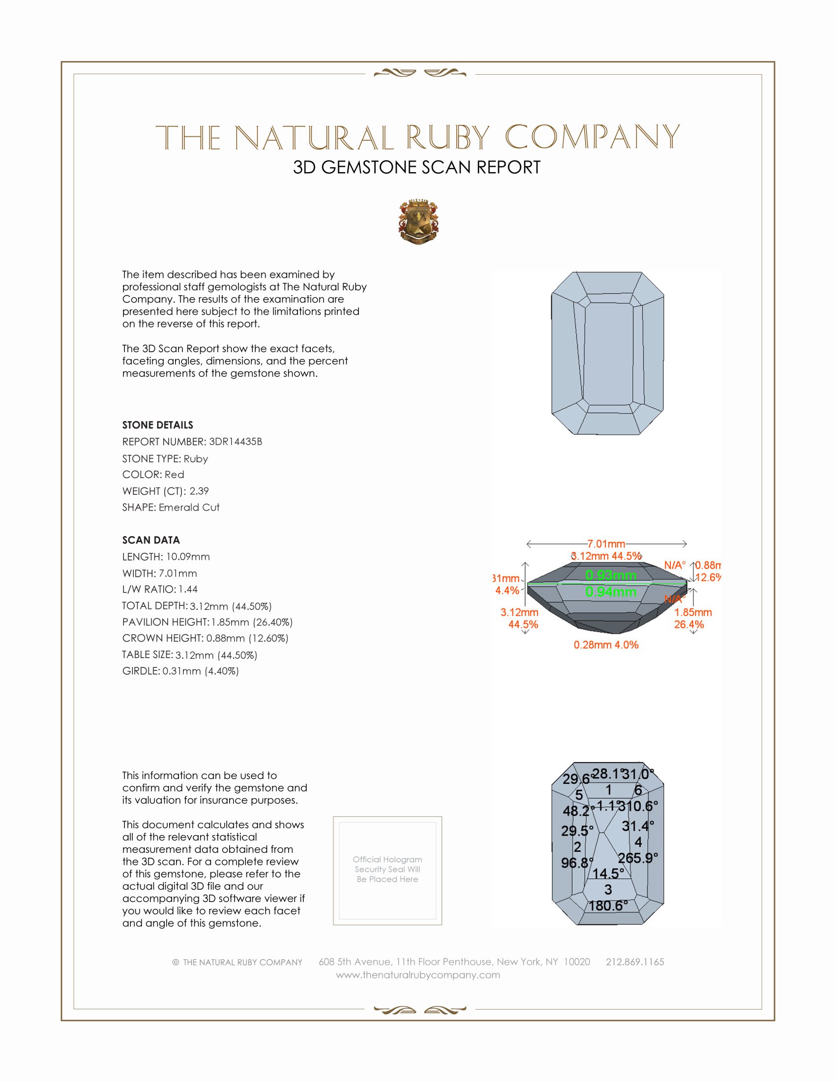 2.39 Ct. Ruby from Mozambique