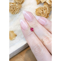 0.58 Ct. Ruby from Mozambique Life Style