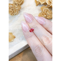 0.65 Ct. Ruby from Mozambique Life Style