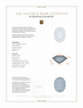 3.01 Ct. Ruby from Mozambique 3 D Scan Report