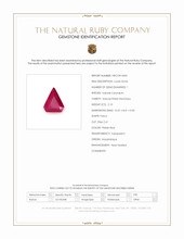 2.10 Ct. Pinkish Red Ruby from Mozambique Scan Report