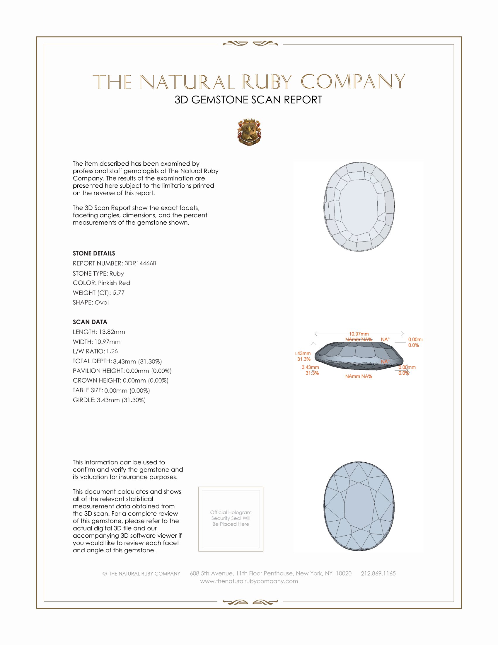 5.77 Ct. Ruby from Mozambique