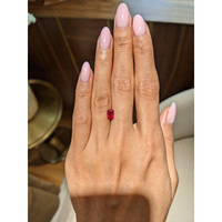 0.91 Ct. Ruby from Mozambique Life Style