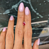 0.75 Ct. Ruby from Thailand Life Style