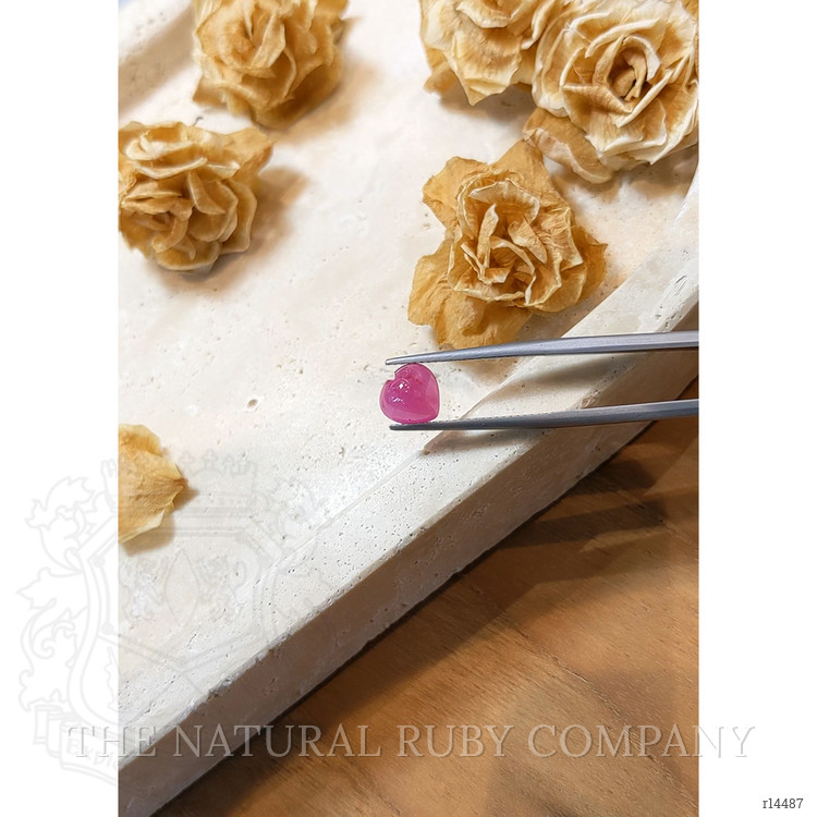 2.74 Ct. Cabochon Ruby from Mozambique