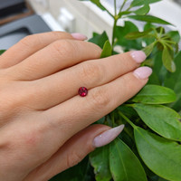 0.70 Ct. Ruby from Mozambique Life Style