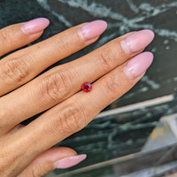 0.79 Ct. Ruby from Mozambique Life Style