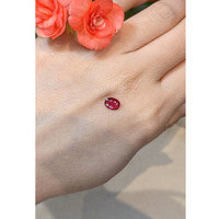 0.67 Ct. Ruby from Mozambique Life Style