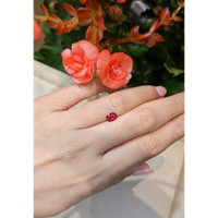 0.67 Ct. Ruby from Mozambique Life Style