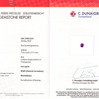1.56 Ct. Ruby from Mozambique Scan Report
