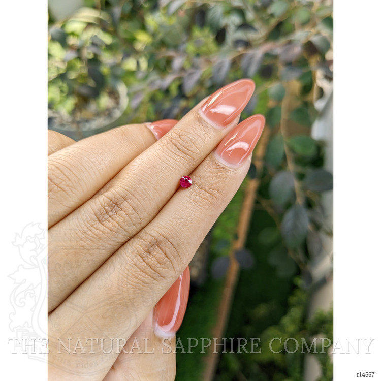 0.18 Ct. Ruby from Mozambique