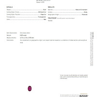 0.89 Ct. Ruby from Thailand Scan Report