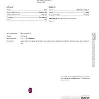 0.89 Ct. Ruby from Thailand Scan Report