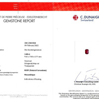 3.08 Ct. Ruby from Mozambique Scan Report