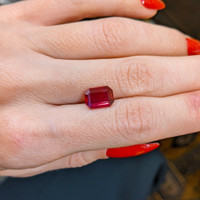 3.08 Ct. Ruby from Mozambique Life Style