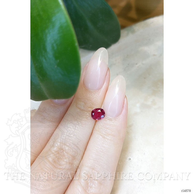 0.77 Ct. Ruby from Thailand