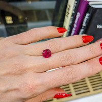 3.49 Ct. Ruby from Mozambique Life Style
