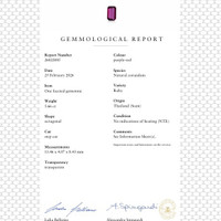 5.67 Ct. Ruby from Thailand Scan Report