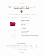 1.67 Ct. Ruby from Mozambique Scan Report