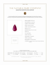 0.81 Ct. Ruby from Mozambique Scan Report