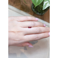 0.81 Ct. Ruby from Mozambique Life Style