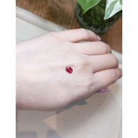 0.89 Ct. Ruby from Mozambique Life Style