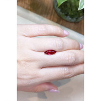 2.46 Ct. Pinkish Red Ruby from Burma (Myanmar) Life Style
