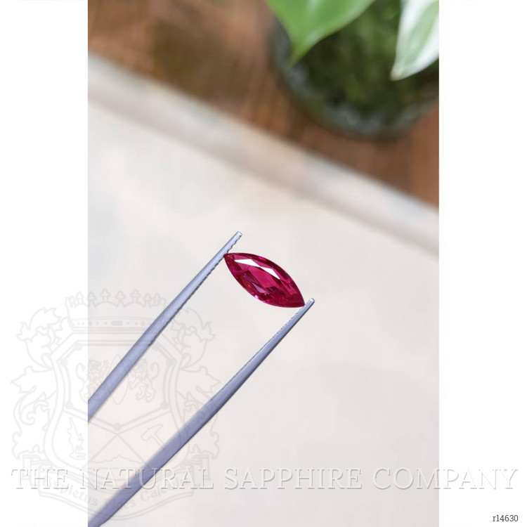 2.46 Ct. Pinkish Red Ruby from Burma (Myanmar)