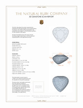 1.56 Ct. Ruby from Burma (Myanmar) 3 D Scan Report