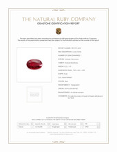 1.01 Ct. Ruby from Burma (Myanmar) Scan Report