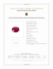 1.09 Ct. Ruby from Burma (Myanmar) Scan Report