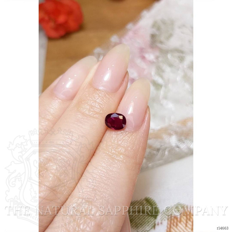 1.01 Ct. Pinkish Red Ruby from Burma (Myanmar)