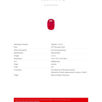 1.72 Ct. Ruby from Burma (Myanmar) Scan Report