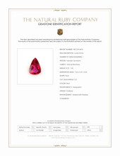 1.03 Ct. Ruby from Thailand Scan Report