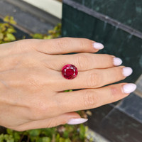9.03 Ct. Ruby from Mozambique Life Style