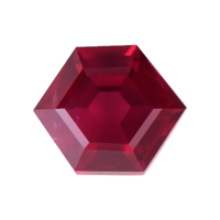 Accent Stones Ruby Ring 0.67 Ct., 18K Yellow Gold Combination Stone