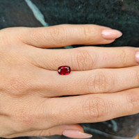 1.38 Ct. Ruby from Mozambique Life Style