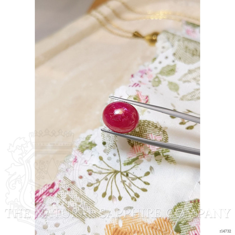 11.86 Ct. Cabochon Ruby from Burma (Myanmar)