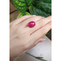18.17 Ct. Cabochon Ruby from Burma (Myanmar) Life Style
