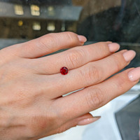 0.90 Ct. Ruby from Mozambique Life Style