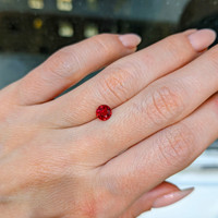 0.90 Ct. Ruby from Mozambique Life Style