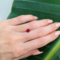 0.82 Ct. Ruby from Mozambique Life Style
