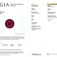 1.09 Ct. Ruby from Mozambique Scan Report