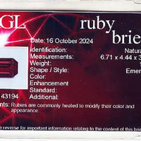 1.01 Ct. Ruby from Mozambique Scan Report