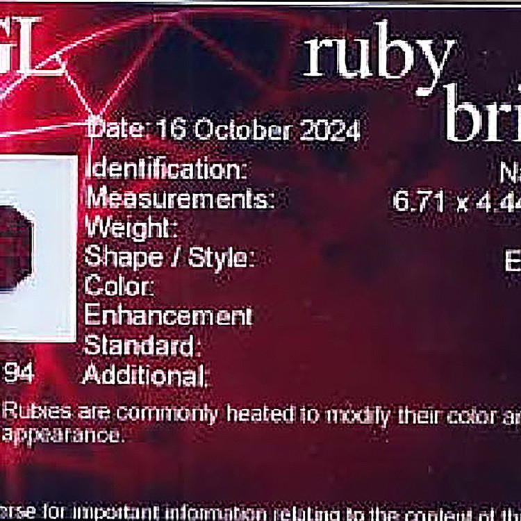 1.01 Ct. Ruby from Mozambique