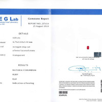 1.01 Ct. Ruby from Mozambique Scan Report