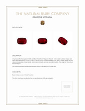 2.24 Ct. Ruby from Mozambique Appraisal