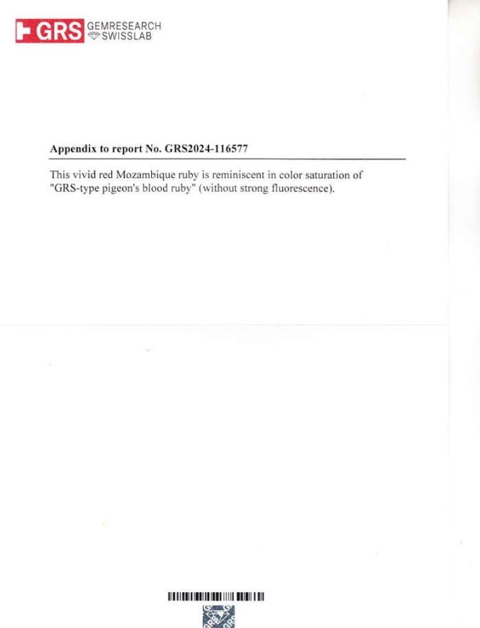 2.24 Ct. Ruby from Mozambique